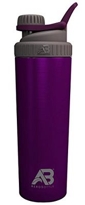 AeroBottle Primus staal (enkele muur - niet geïsoleerd) waterfles/eiwit Shaker Cup- schroefdop ontwerp, 32 oz, middernacht