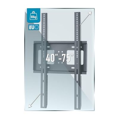 EDBAK TV Muurbeugel voor de Meeste 40-75 inch tv-scherm - max. VESA 600×400 | kan tot 80 kg dragen