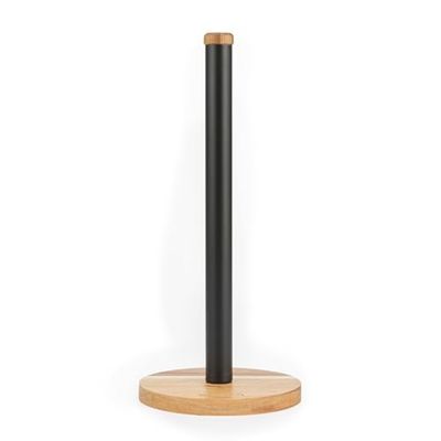 Salter BW13565EU7 Toronto Portarotolo da cucina – Portarotolo da cucina, autoportante, supporto da tavolo, organizer per piano di lavoro, per rotoli da cucina standard, design classico in legno di