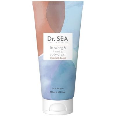 DR. SEA - Repairing & Firming Body Cream with Oat Extract & Cocoa Butter – Hydrates, Protects & Tones – Supple & Elastic Skin – 200ml