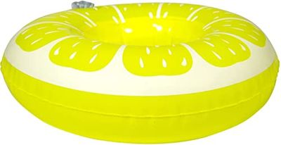 Folat - Uppblåsbar kopphållare Citron - 17x17cm