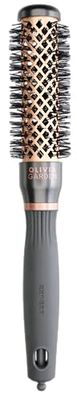 Olivia Garden Expert Blowout Heat - Setole Nylgard - 25 mm - Bronzo - Spazzola per capelli ad alte prestazioni progettata per gestire e controllare i capelli più spessi e ricci in modo professionale