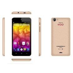 Woo Casiopea II - Smartphone de 5" (3G, Quad-Core, 1 GB de RAM, Memoria Interna de 8 GB, cámara de 8 MP, Android 5.1) Color Dorado