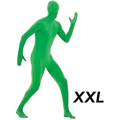 Cablematic Chromakey Vestito Verde Un Pezzo XXL
