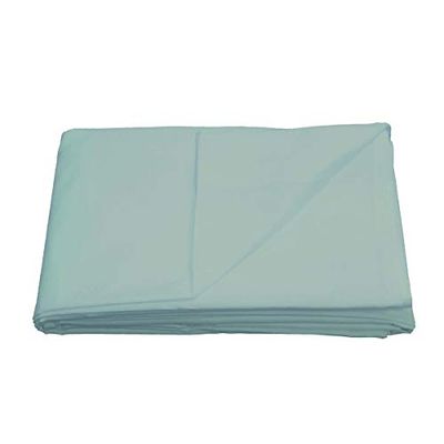 Sleepdown Lenzuolo in 100% cotone a 200 fili, per letto matrimoniale, colore: verde chiaro