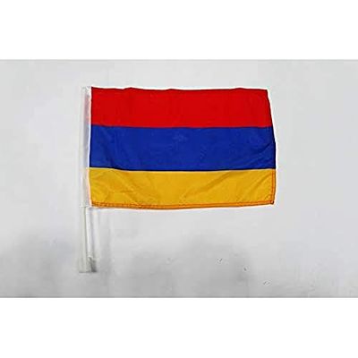 Autovlag Armenië 45x30cm - Armeense autovlag 30 x 45 cm - AZ VLAG