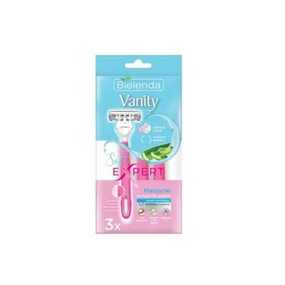 Bielenda Vanity Soft Expert 5 902169 045708 Maquinilla de afeitar Rosa, 3 Piezas