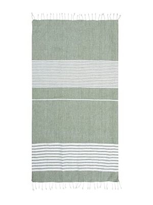 Sagaform Ella Hamam Handduk, bomull, grön, 145 x 250 cm, 7