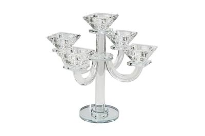 CANDELABRO VIDRIO 5 BRAZOS