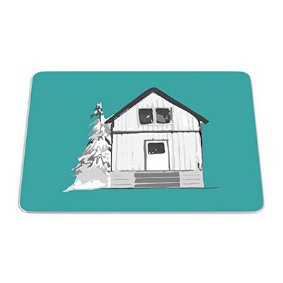 Bonamaison, Tapis de Souris Rectangle Imprimé Numériquement, Fond Antidérapant, pour Bureau et Maison, Taille: 22x18cm