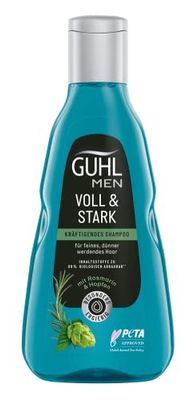 Guhl Men Voll & Stark Shampoo - Contents: 250 ml - Hair type: thin, fine, normal