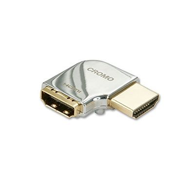 Lindy - Adaptador HDMI en ángulo (HDMI macho a HDMI hembra)