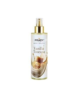Prady – Body Splash Vanilla Toscana – Femme – Refreshing Body Mist 250 ml – Sweet Vanilla Perfume Spray for Women – Daily Fragrance