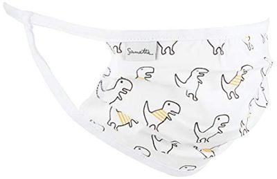 Sanetta unisex mask barn 2-pack, vit, S