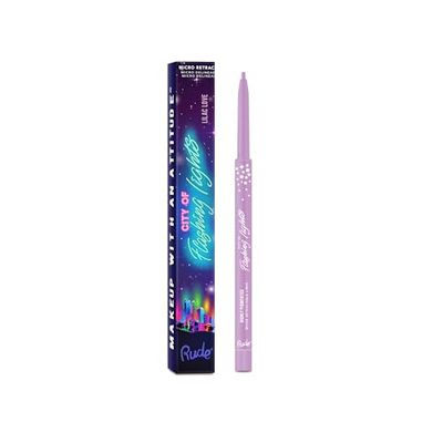 RUDE - Micro Retractable Eyeliner | Long-Lasting Precision | Defined and Vibrant Outline | Compact Design | Elegant Shade Lilac Love, 1 unit (Pack of 1)