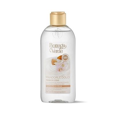 Bottega Verde - Mandorle dolci - Tonico viso - illuminante rinfrescante (200 ml) - tutti i tipi di pelle