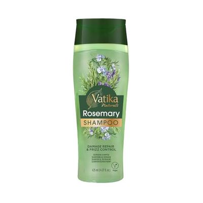 Vatika Natural Rosemary Shampoo, 425 ml, Shampoo for all hair types, Anti-dandruff shampoo, Promotes Hair Growth, Nourishes & Conditions Hair, Rosemary oil