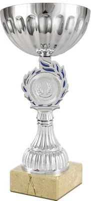 Art-Trophies AT81193 Troféu desportivo, prateado/azul, tamanho único