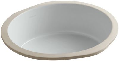 Kohler K-2883-0 Verticyl Round Undercounter Bagno Lavandino, Bianco