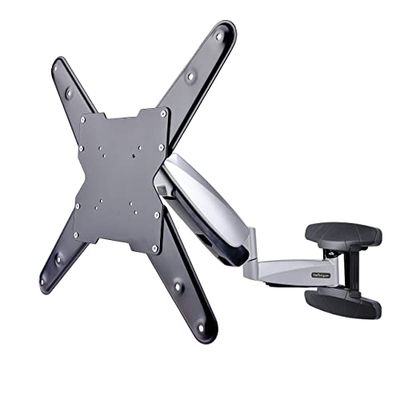 StarTech.com Wandmonteerbare VESA TV arm, Verstelbare Full Motion TV Muurbeugel voor 23"-55" Schermen, 30kg Draagvermogen, Uitschuifbare/Kantelbare/Zwenkbare VESA Wandbeugel (FHA-TV-WALL-MOUNT)