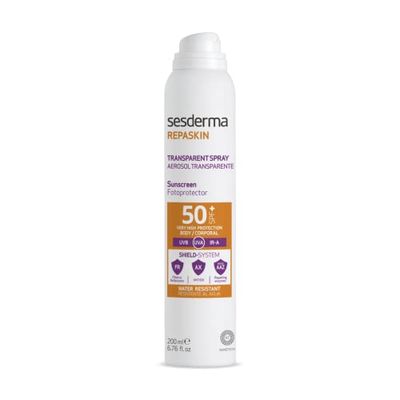 Fotoportector Spf 50+ Corporal Aerosol Transparente - 200 Ml.