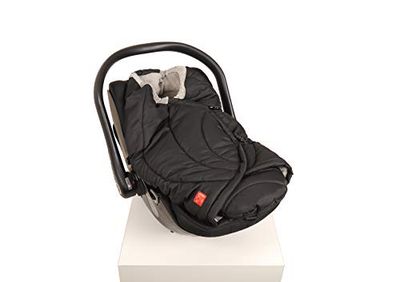 Kaiser Couverture Enveloppante Coocoon Noir/Gris Clair