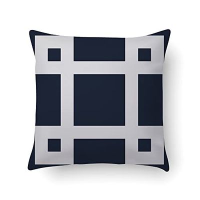 Doge Milano Coussin avec impression numérique, 100% Made in Italy, Coussin de canapé décoratif, amovible et lavable, modèle Merrick, 40x40x5 cm