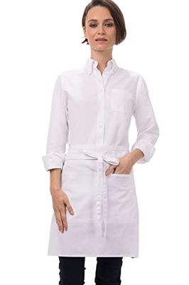 Chef Works moitié Bistro Tablier, blanc, F28-WHT-0