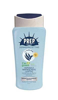 Prep, Crema Solare Doposole, per Viso e Corpo Idratante e Lenitiva, Prolunga Abbronzatura, con Aloe Vera, Burro di Karité e Vitamina E, 400 ml