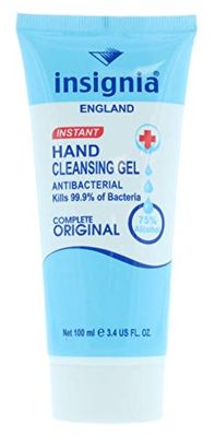 INSIGNIA 100Ml Hand Cleansing Gel 75 Alcohol, White, 1 count