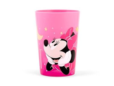 Lulabi Minnie Cosmo Verre en polypropylène, rose, 25,5 cl