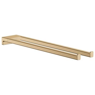 hansgrohe AddStoris Toallero de baño doble, bronce cepillado, 41770140