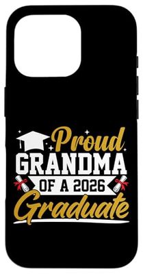 Orgogliosa nonna di un laureato 2026 Custodia per iPhone 16 Pro