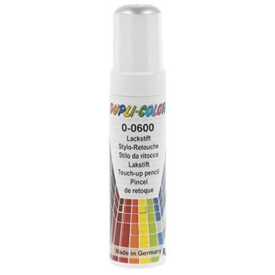 Duplicolor 716126 Stylo de Couleur pour Véhicule de Retouche Peinture 0-0600 AC DS, Jante/Argent, 12 ML