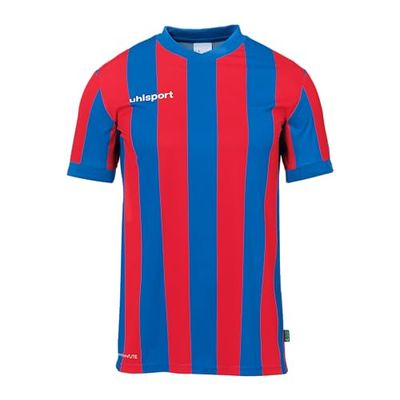 uhlsport Maglietta a Maniche Corte Unisex retrò a Righe
