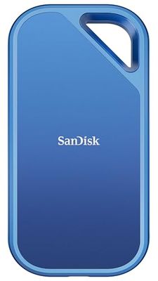 SanDisk Creator Pro Portable SSD 1 TB (For Content Creators, Robust Construction, up to 2000 MB/s Read/Write Speeds, USB-C, 3 Meter Drop Protection, IP65, 1 Month Adobe Creative Cloud Included)