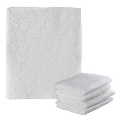 Relaxdays 5x Filter Bonnet, Can be Cut to Size, Extractor Hood Vent, Non-woven Grease Screen, 47x59 cm, White, Polyester, 5 Stück (1er Pack)