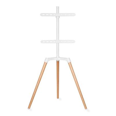 Nedis TVSM7060WT support pour téléviseur 165,1 cm (65") Marron, Blanc