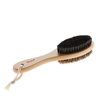 Rayen | Escova para roupa | Cerdas 100% naturais | Escova para remover o pó | Escova de roupa com 2 faces | Para todos os tipos de tecido