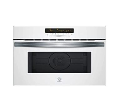 Balay 3CW5179B2 COMPACTO MULTIFUNCIÓN CON MICROONDAS ENCASTRABLE 45 CM. 44 L. 5 F. AQUALISIS AP. ABATIBLE CRISTAL BLANCO