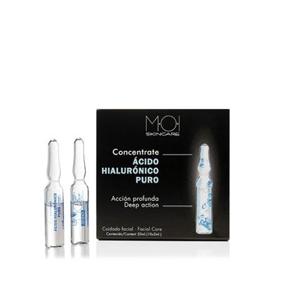 Fiale viso CONCENTRATE ACIDO IALURONICO 10 flaconcini 2ml. M·O·I SkinCare