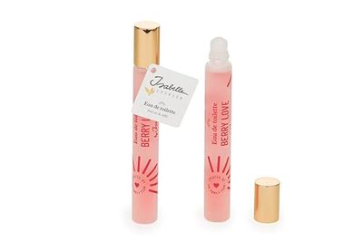 ISABELLE LAURIER - Eau de toilette pour femme - Parfum de poche Roll on BERRY LOVE - Format voyage 10ml - Made in France