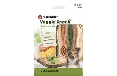 Flamingo F Veggie Cepillo Dental 10CM 8PZS Mix