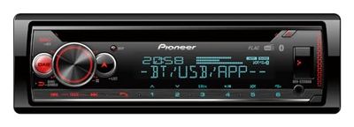 Pioneer DEH-S720DAB - Autoriadio con CD de 1 DIN con Dab/Dab+, Bluetooth®, iluminación Multicolor, USB, aplicación Pioneer Smart Sync y Compatible con Dispositivos Apple y Android