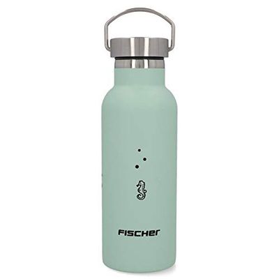 FISCHER Drinkfles roestvrij staal 500 ml | kinderen | schroefsluiting | voedselveilig