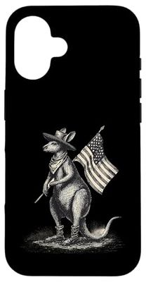 Country Cowboy Australian Kangaroo Rodeo Western Australia Case for iPhone 16