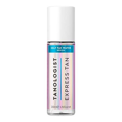 Tanologist acqua autoabbronzante media (200 ml) Approvato dai dermatologi Ingredienti puliti e vegani