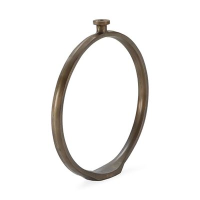 JARRON 57X5X51 METAL DORADO ANTIQUE