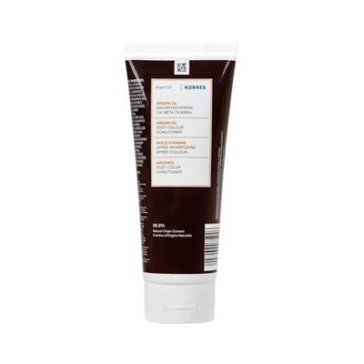 KORRES ARGAN OIL Balsamo condizionante con olio di argan biologico, per l'uso dopo la colorazione, senza siliconi e parabeni, vegano, 200 ml