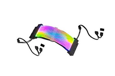 GELID SOLUTIONS Astra RGB 24-Pin - 24 LED RGB ultra luminosi - Illuminazione RGB double face - Connettore scheda madre ATX - Dimensioni 200 x 20 x 50